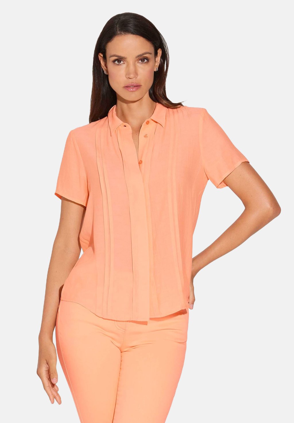 Блузка на пуговицах MADELEINE, оранжевый
Блузка на пуговицах MADELEINE, оранжевый