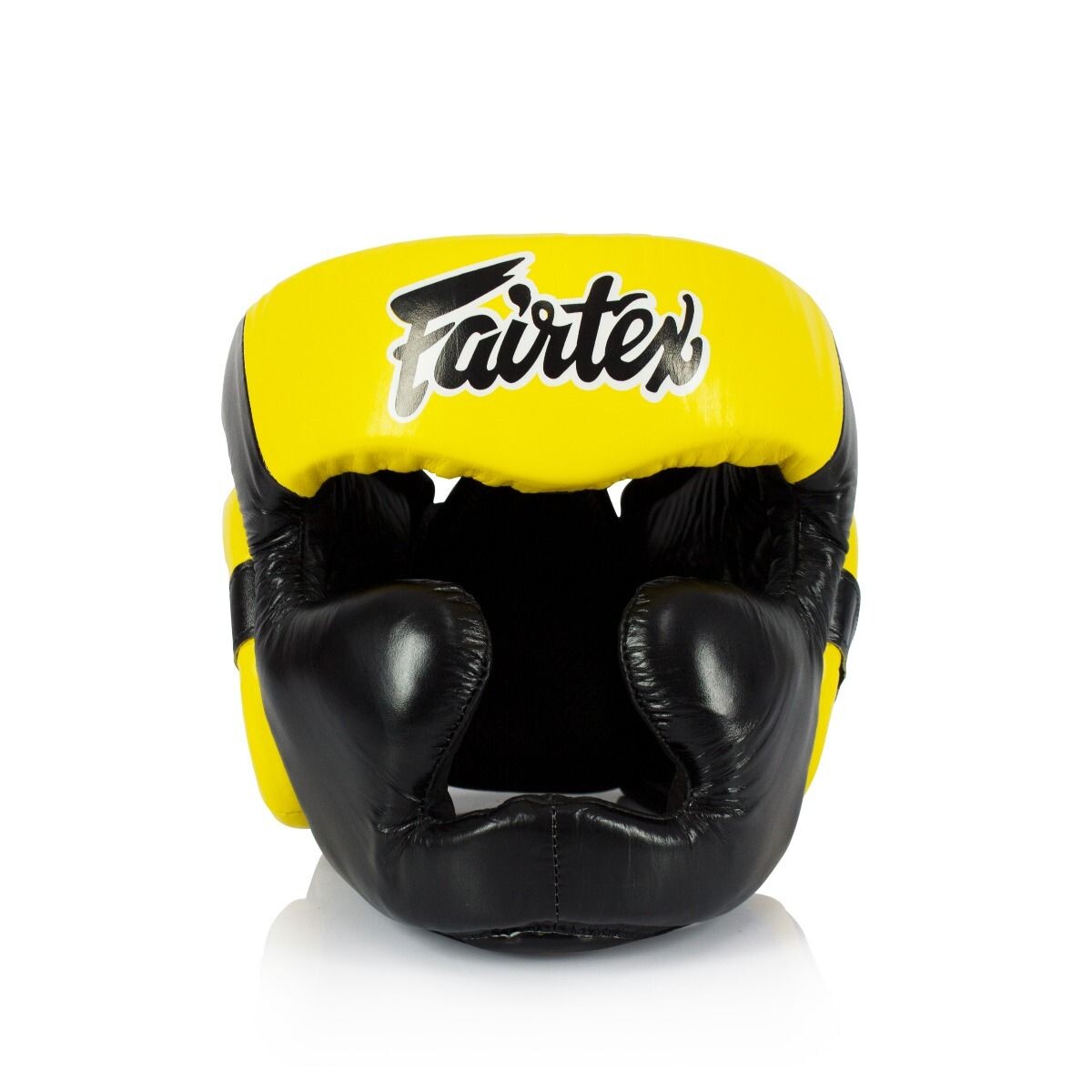 Шлем Fairtex Diagonal Vision Sparring Headguard - Full Head Coverage, черный/желтый
Шлем Fairtex Diagonal Vision Sparring Headguard - Full Head Coverage, черный/желтый
