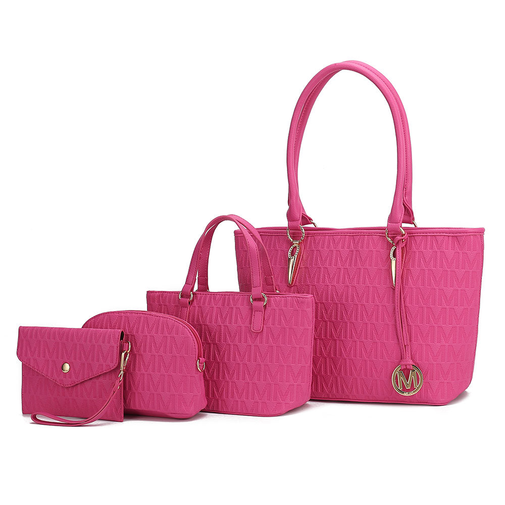 Edelyn тисненая сумка-шоппер M Signature набор из 4 предметов MKF Collection By Mia K., фуксия
Edelyn тисненая сумка-шоппер M Signature набор из 4 предметов MKF Collection By Mia K., фуксия