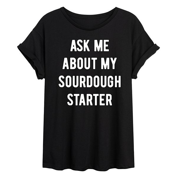 Футболка с принтом Juniors' ask me about my sourdough starter Licensed Character
Футболка с принтом Juniors' ask me about my sourdough starter Licensed Character