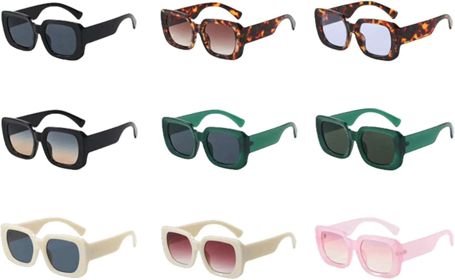 Винтажные солнцезащитные очки для женщин с градиентной защитой от УФ-излучения UV400, модные солнцезащитные очки для мужчин и женщин TKKTLLT, Green-black
Винтажные солнцезащитные очки для женщин с градиентной защитой от УФ-излучения UV400, модные солнцезащитные очки для мужчин и женщин TKKTLLT, Green-black