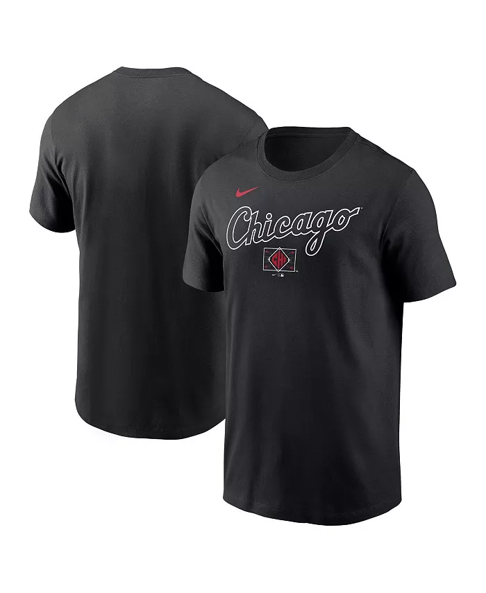 Мужская черная футболка Chicago White Sox City Connect с надписью Wordmark Nike
Мужская черная футболка Chicago White Sox City Connect с надписью Wordmark Nike