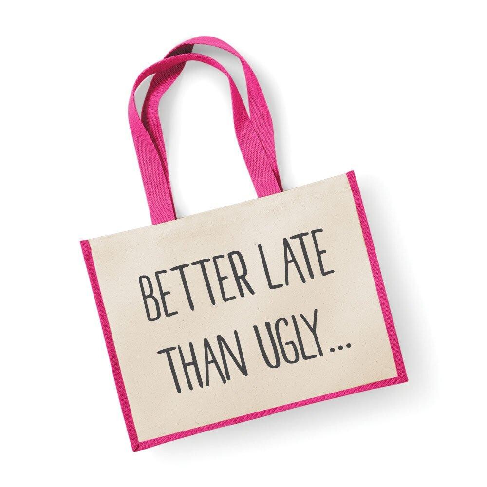 Большая джутовая сумка Лучше поздно, чем уродливая розовая сумка 60 SECOND MAKEOVER, розовый
Большая джутовая сумка Лучше поздно, чем уродливая розовая сумка 60 SECOND MAKEOVER, розовый
