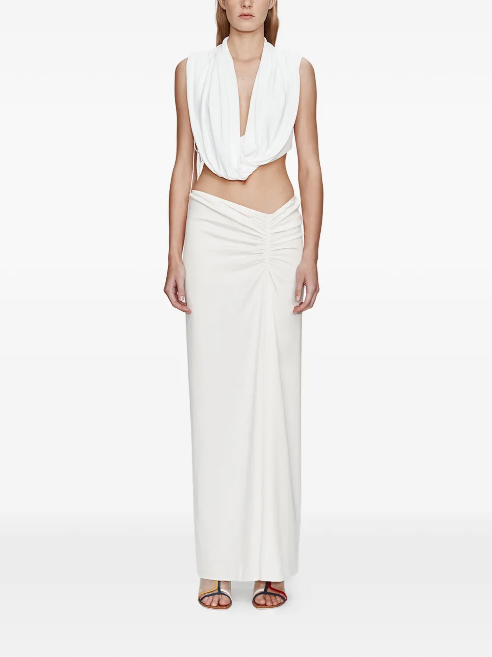 Юбка со сборками Christopher Esber, нейтральный
Юбка со сборками Christopher Esber, нейтральный