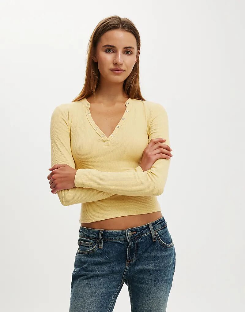 Хенли с длинными рукавами Cotton On Ryan, золотого цвета
Хенли с длинными рукавами Cotton On Ryan, золотого цвета