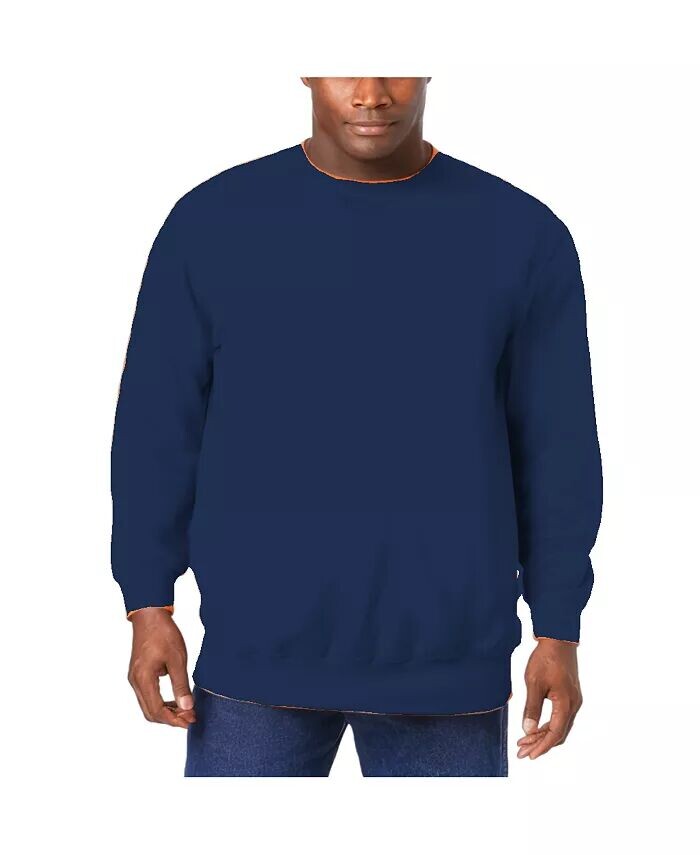 Мужская флисовая толстовка с круглым вырезом Ultra Comfort для высоких и крупных размеров KingSize, синий
Мужская флисовая толстовка с круглым вырезом Ultra Comfort для высоких и крупных размеров KingSize, синий