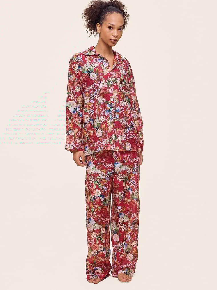Пижамный комплект из хлопка Holly в полный рост Papinelle, geranium
Пижамный комплект из хлопка Holly в полный рост Papinelle, geranium
