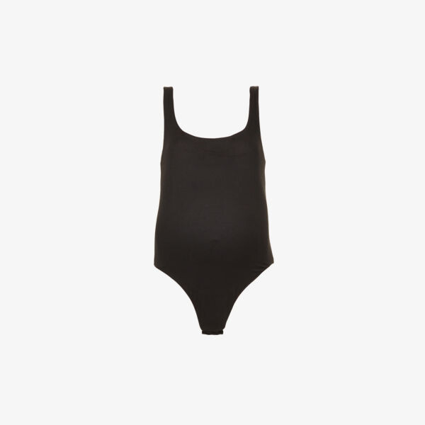 Боди для беременных The Ines из эластичного трикотажа Bumpsuit, черный