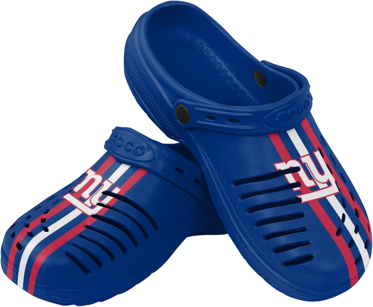 Сандалии-тапочки с ремешком FOCO для мужчин с логотипом команды NFL и полосками команды, New York Giants Team Stripe
Сандалии-тапочки с ремешком FOCO для мужчин с логотипом команды NFL и полосками команды, New York Giants Team Stripe