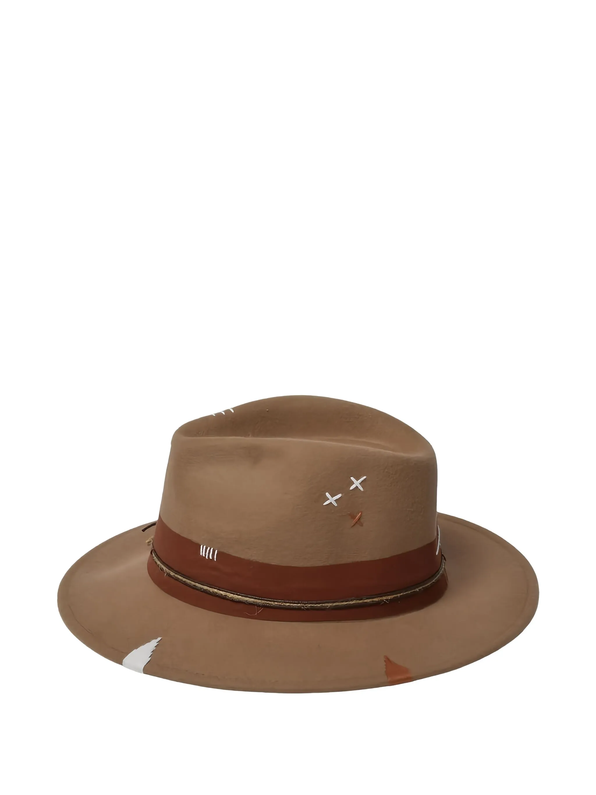 Шляпа с декоративной вышивкой The Hat Gang, коричневый
Шляпа с декоративной вышивкой The Hat Gang, коричневый
