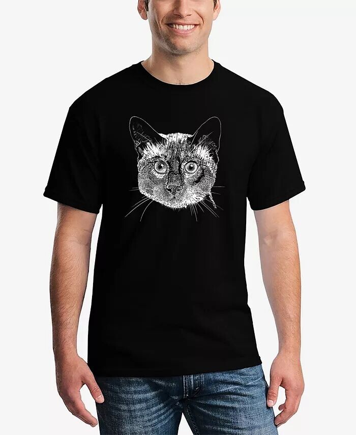 Мужская футболка Word Art Siamese Cat LA Pop Art, черный
Мужская футболка Word Art Siamese Cat LA Pop Art, черный