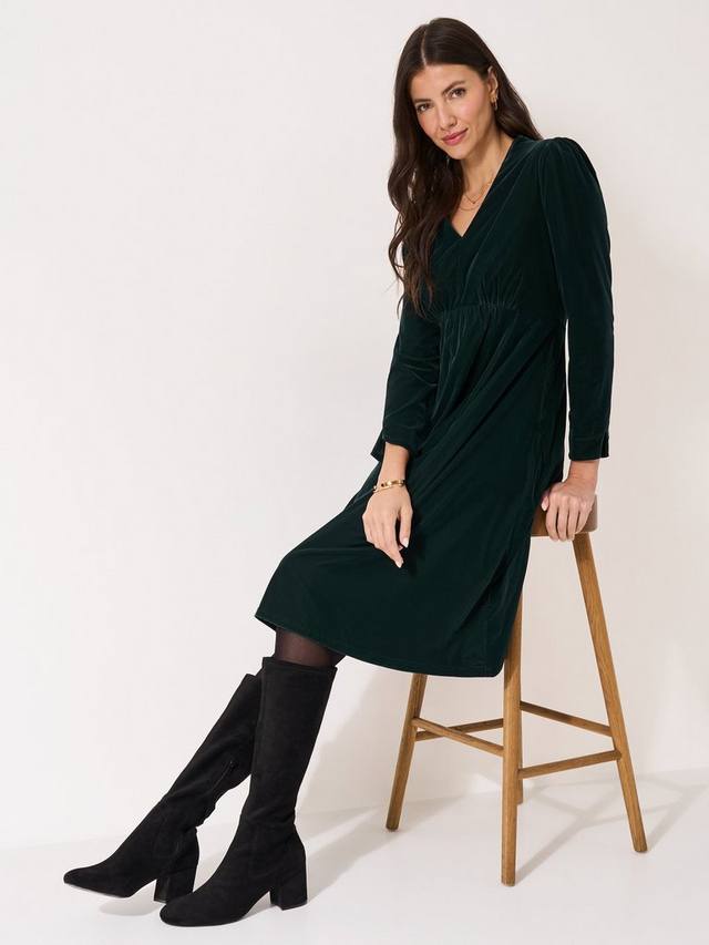 Платье миди Clara из бархата Crew Clothing, Emerald Green
Платье миди Clara из бархата Crew Clothing, Emerald Green