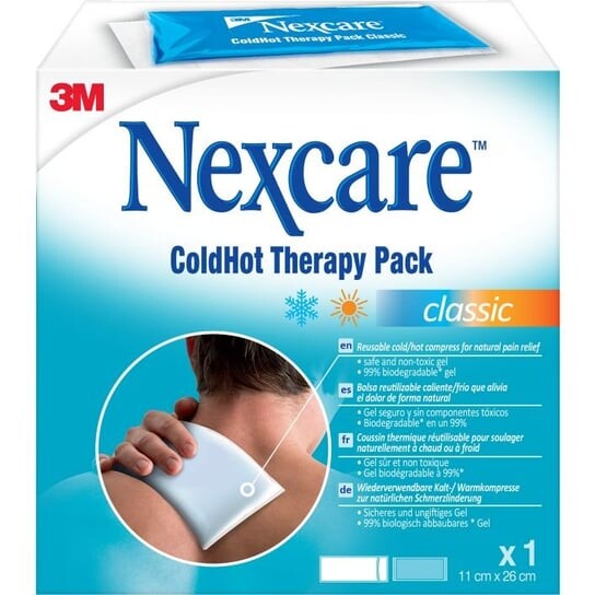 Nexcare ColdHot Classic, гелевый компресс «горячо-холодно», 11 см x 26 см, 1 шт.
Nexcare ColdHot Classic, гелевый компресс «горячо-холодно», 11 см x 26 см, 1 шт.