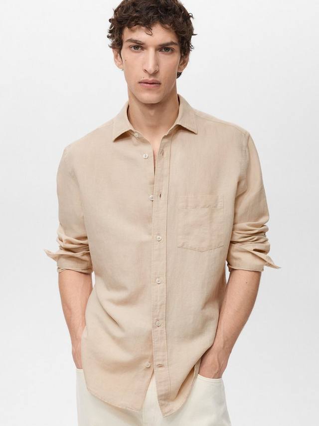 Рубашка Avispa Regular Fit из смеси льна и хлопка Mango, Light Pastel Brown
Рубашка Avispa Regular Fit из смеси льна и хлопка Mango, Light Pastel Brown