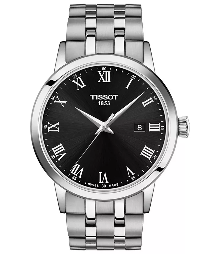 Мужские часы Swiss Classic Dream со стальным браслетом, 42 мм Tissot
Мужские часы Swiss Classic Dream со стальным браслетом, 42 мм Tissot