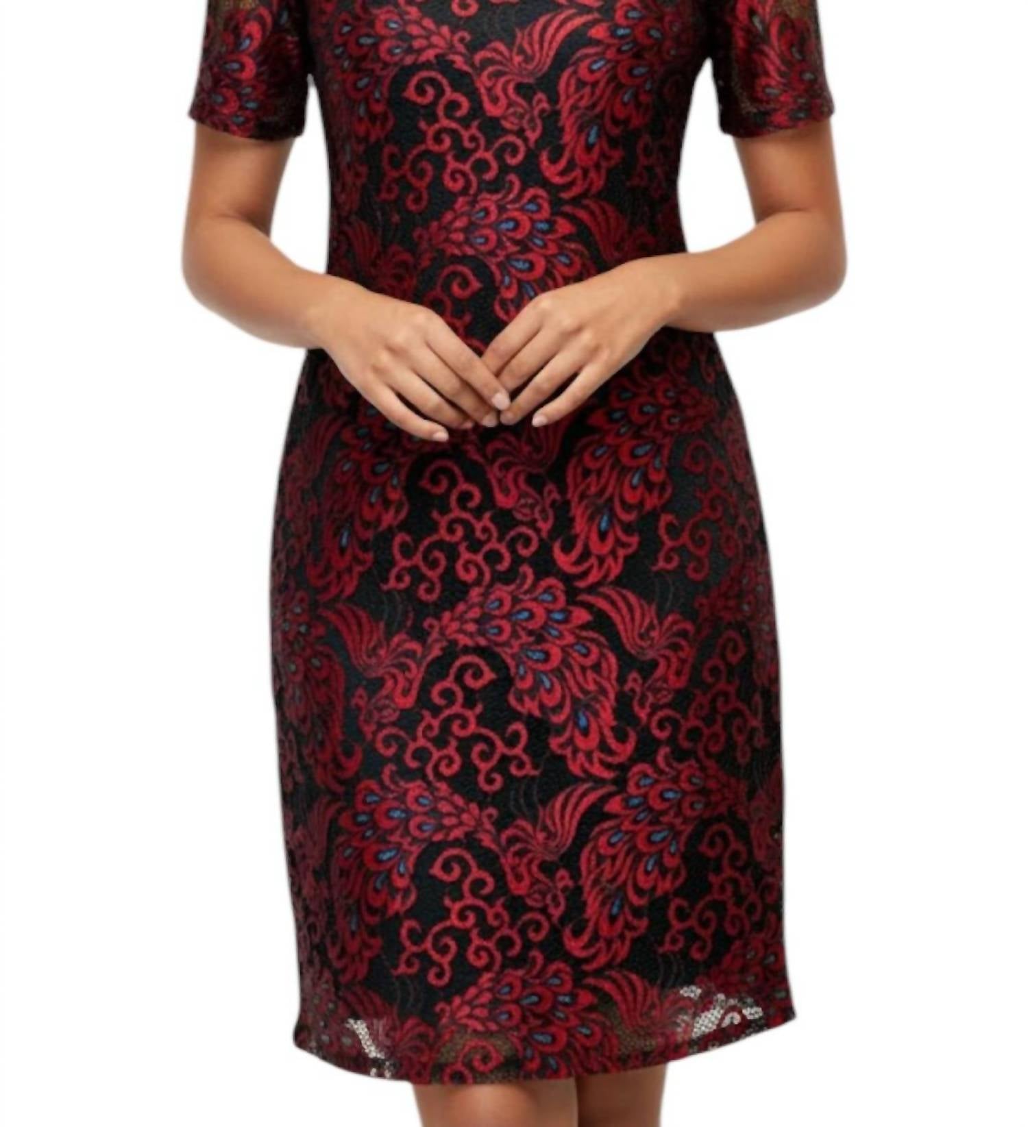 Кружевное мини-платье Michelle в красно-черном цвете Michael K, Red Black
Кружевное мини-платье Michelle в красно-черном цвете Michael K, Red Black