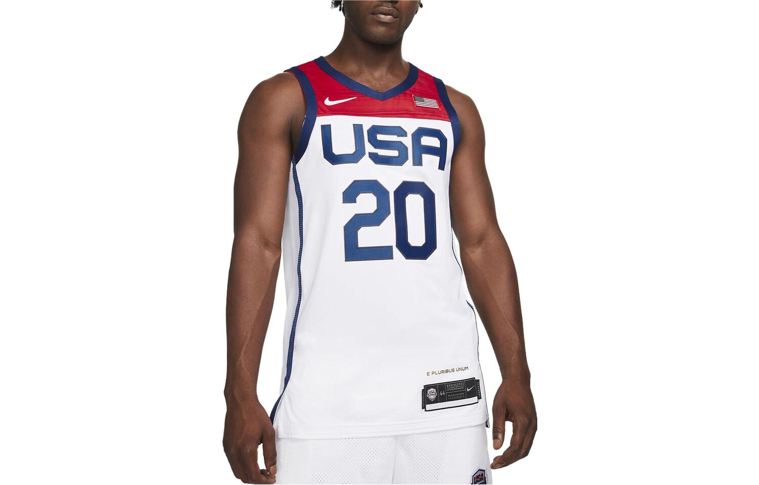 Мужское баскетбольное джерси Nike, цвет White
Мужское баскетбольное джерси Nike, цвет White