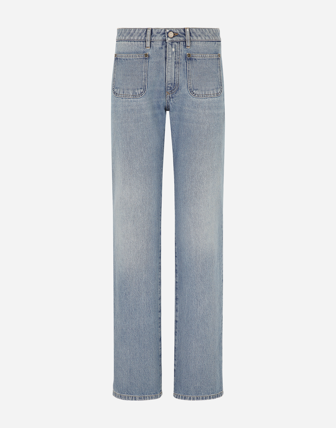 Джинсы из хлопкового денима в рабочем стиле Dolce & Gabbana, мультиколор
Джинсы из хлопкового денима в рабочем стиле Dolce & Gabbana, мультиколор