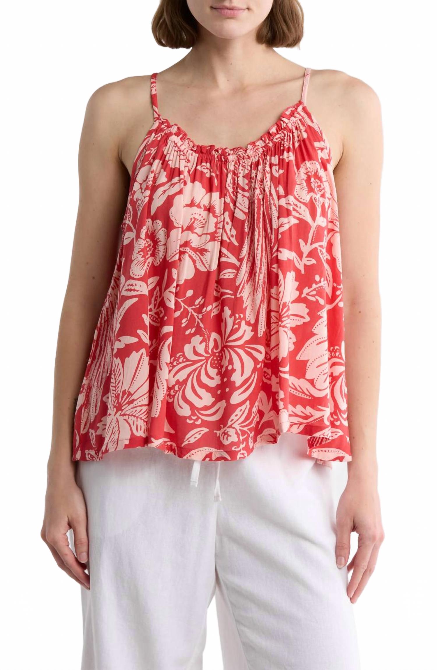 Топ Maldives Flowy Top в красном цвете Elan, красный
Топ Maldives Flowy Top в красном цвете Elan, красный