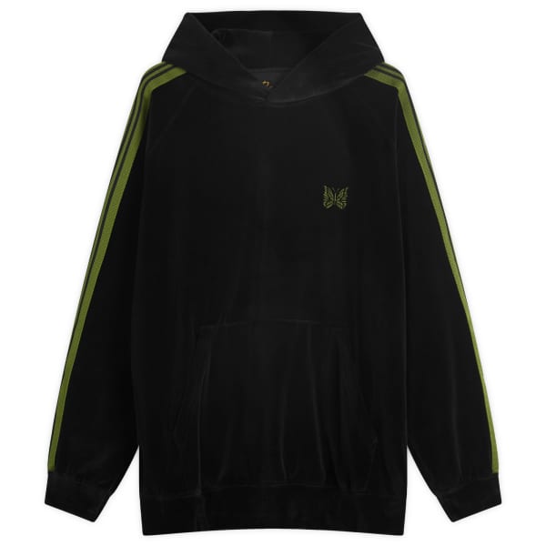 Велюровая спортивная толстовка с капюшоном Needles, черный
Велюровая спортивная толстовка с капюшоном Needles, черный