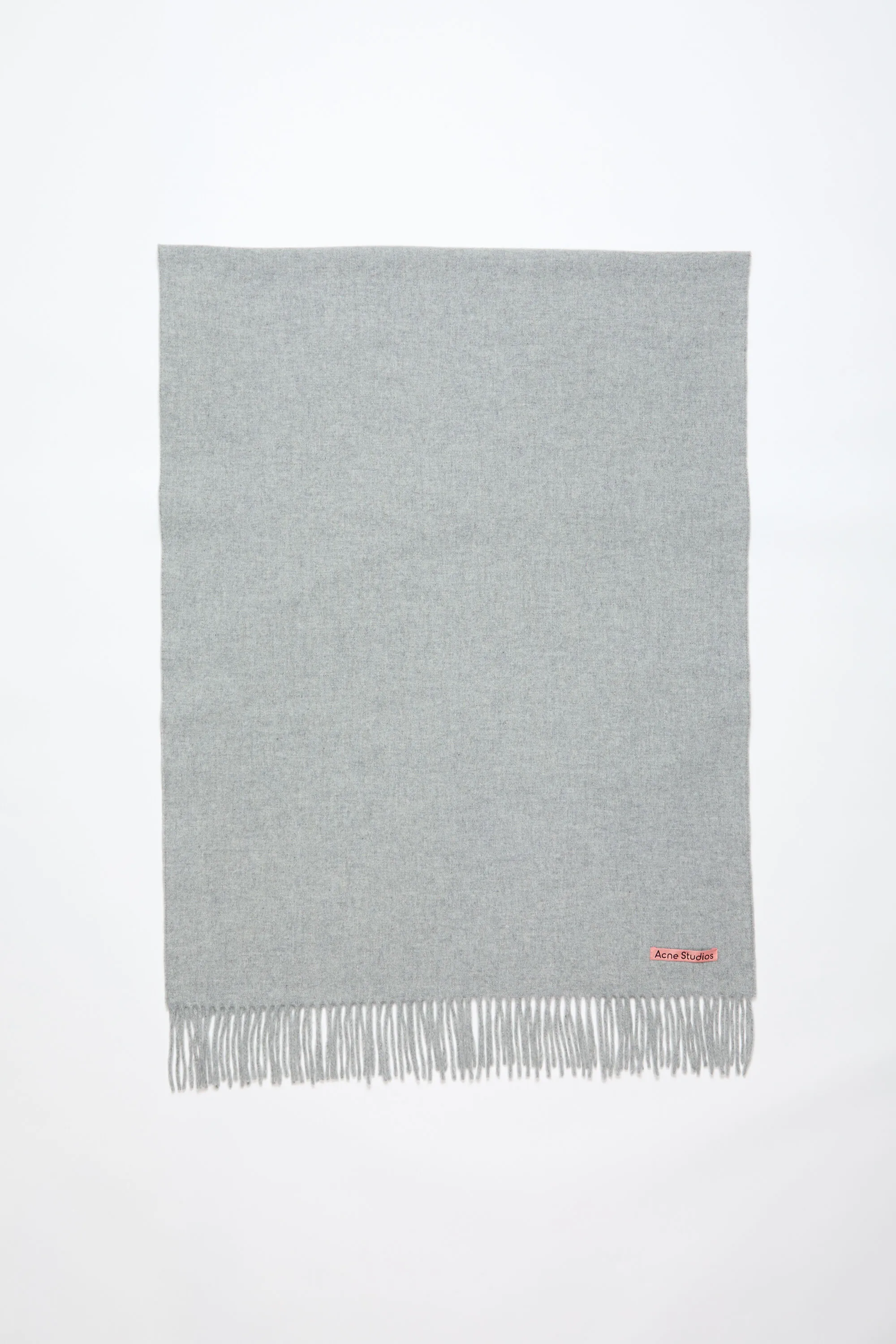 Шерстяной шарф с бахромой - оверсайз Acne Studios, Light Grey Melange
Шерстяной шарф с бахромой - оверсайз Acne Studios, Light Grey Melange