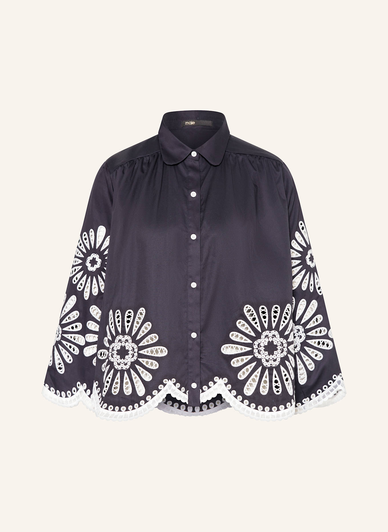 Блузка с кружевом Maje, мультиколор
Блузка с кружевом Maje, мультиколор