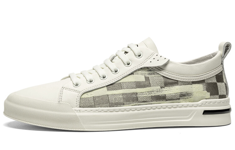 Кеды мужские, обувь для скейтбординга низкая белый Leaveland
Кеды мужские, обувь для скейтбординга низкая белый Leaveland