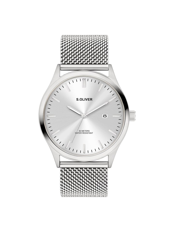 s.Oliver Современные и вневременные наручные часы в серебристом цвете
s.Oliver Современные и вневременные наручные часы в серебристом цвете