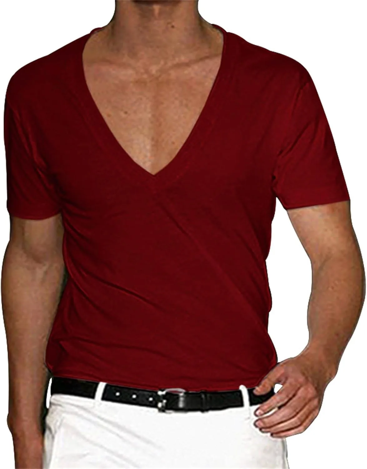 Мужская футболка V-образным вырезом, свободная, легкая, для спорта Weinexra
Мужская футболка V-образным вырезом, свободная, легкая, для спорта Weinexra