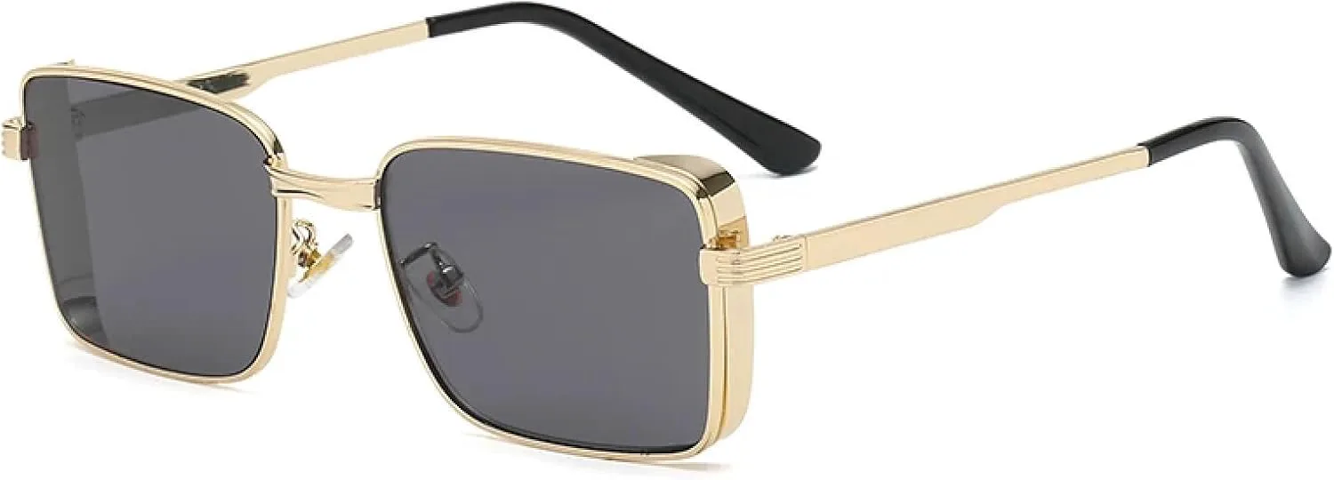 Классические солнцезащитные очки в стиле стимпанк для мужчин и женщин, ретро-панк, металлическая оправа, защита от УФ-излучения UV400 SZVVBKK, Gold Black
Классические солнцезащитные очки в стиле стимпанк для мужчин и женщин, ретро-панк, металлическая оправа, защита от УФ-излучения UV400 SZVVBKK, Gold Black