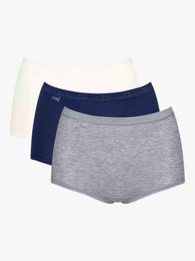Трусики sloggi Basic Maxi 3 шт, цвет grey/navy/cream
Трусики sloggi Basic Maxi 3 шт, цвет grey/navy/cream
