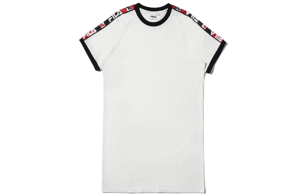 Платье с короткими рукавами женское белое Fila 
Платье с короткими рукавами женское белое Fila