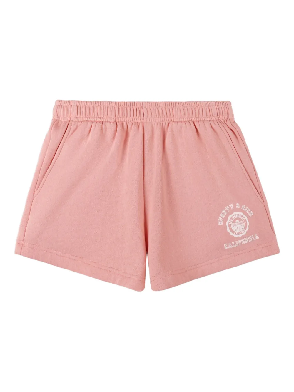 Шорты с логотипом Sporty & Rich, розовый
Шорты с логотипом Sporty & Rich, розовый