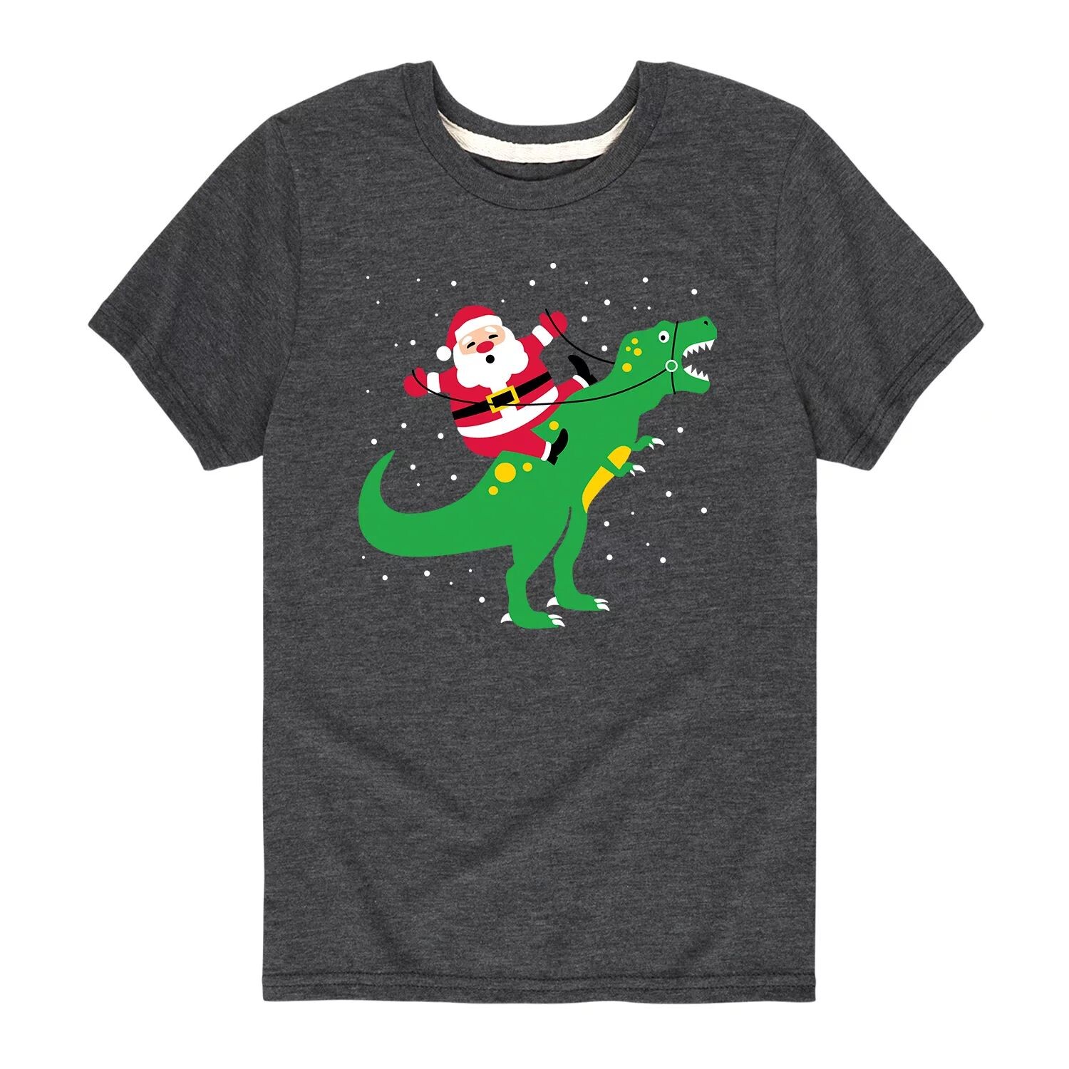 Футболка с рисунком Santa Riding T Rex для мальчиков 8–20 лет Licensed Character, серый
Футболка с рисунком Santa Riding T Rex для мальчиков 8–20 лет Licensed Character, серый