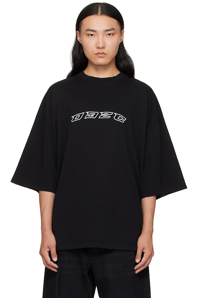 032C Черная футболка оверсайз с изображением «Гензеля и Гретель»
032C Черная футболка оверсайз с изображением «Гензеля и Гретель»