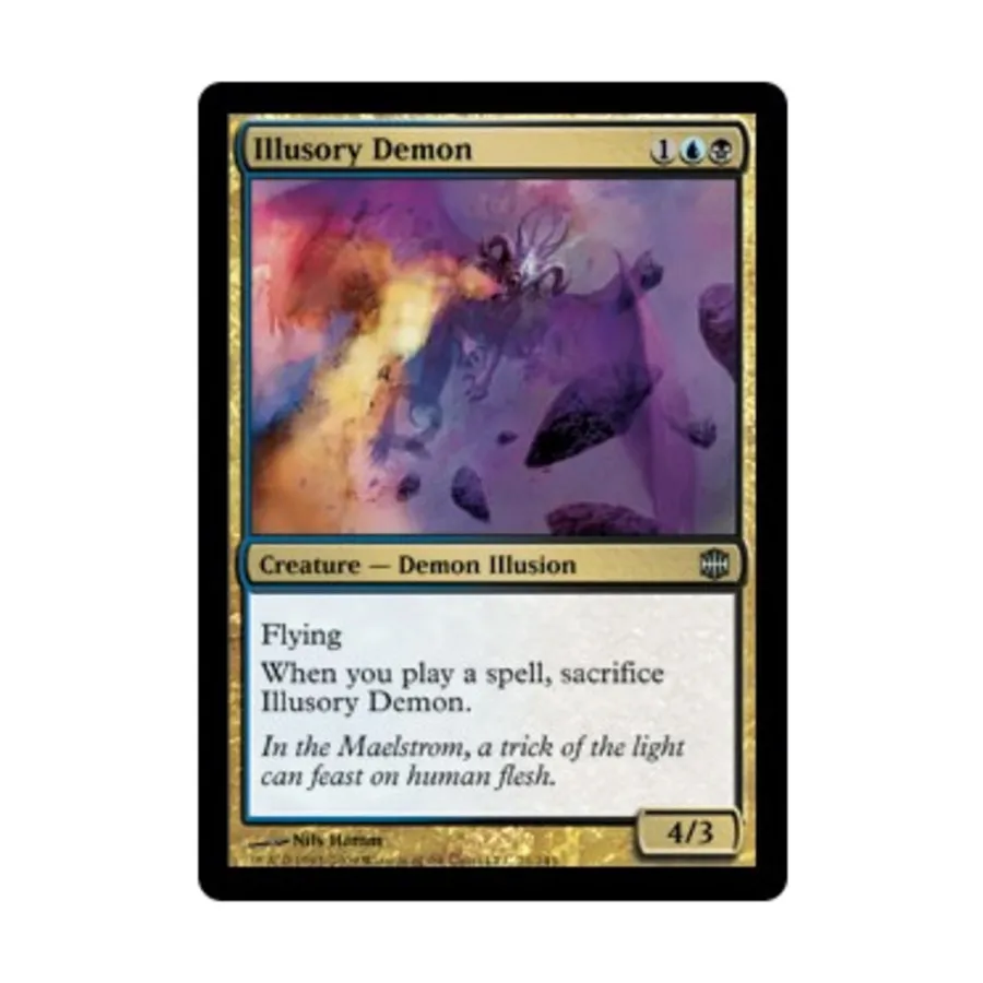 CCG Иллюзорный демон (U) (фольга), MTG - Alara Reborn
CCG Иллюзорный демон (U) (фольга), MTG - Alara Reborn