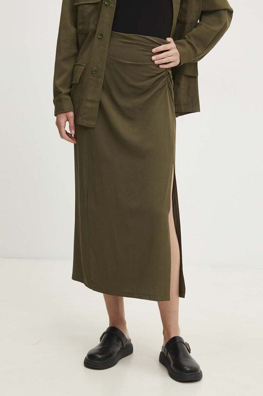 Льняная юбка Answear Lab, зеленый
Льняная юбка Answear Lab, зеленый