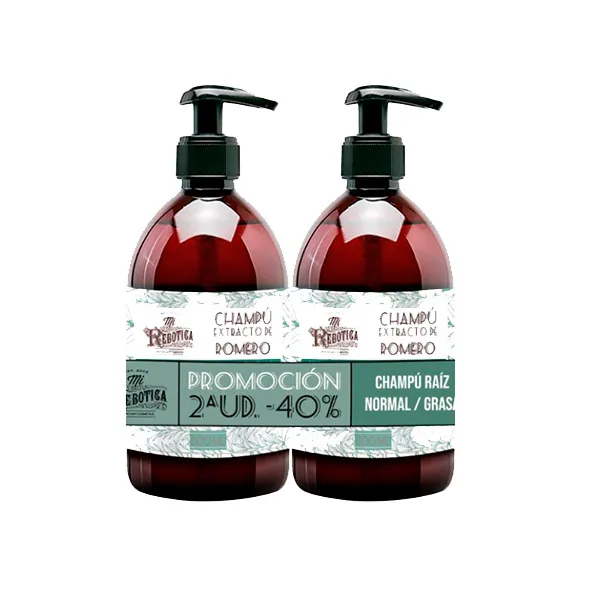 Сила, блеск и объем Duplo Champú Original Romero Mi Rebotica, 1 UD
Сила, блеск и объем Duplo Champú Original Romero Mi Rebotica, 1 UD