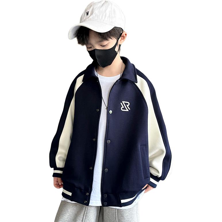 Бейсбольная куртка для мальчиков-подростков весна-осень Disney, синий
Бейсбольная куртка для мальчиков-подростков весна-осень Disney, синий