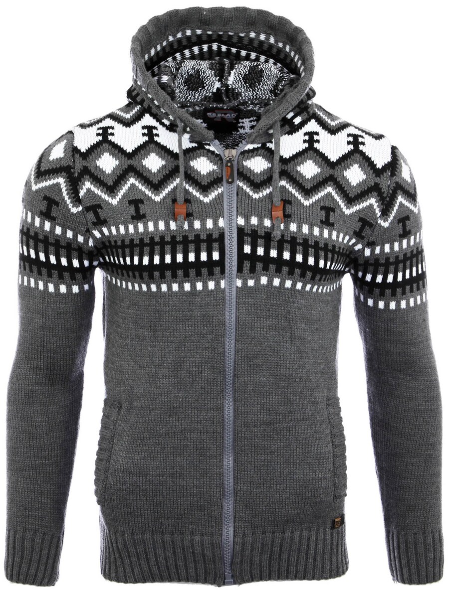 Вязаный кардиган Reslad RS3104, антрацит
Вязаный кардиган Reslad RS3104, антрацит