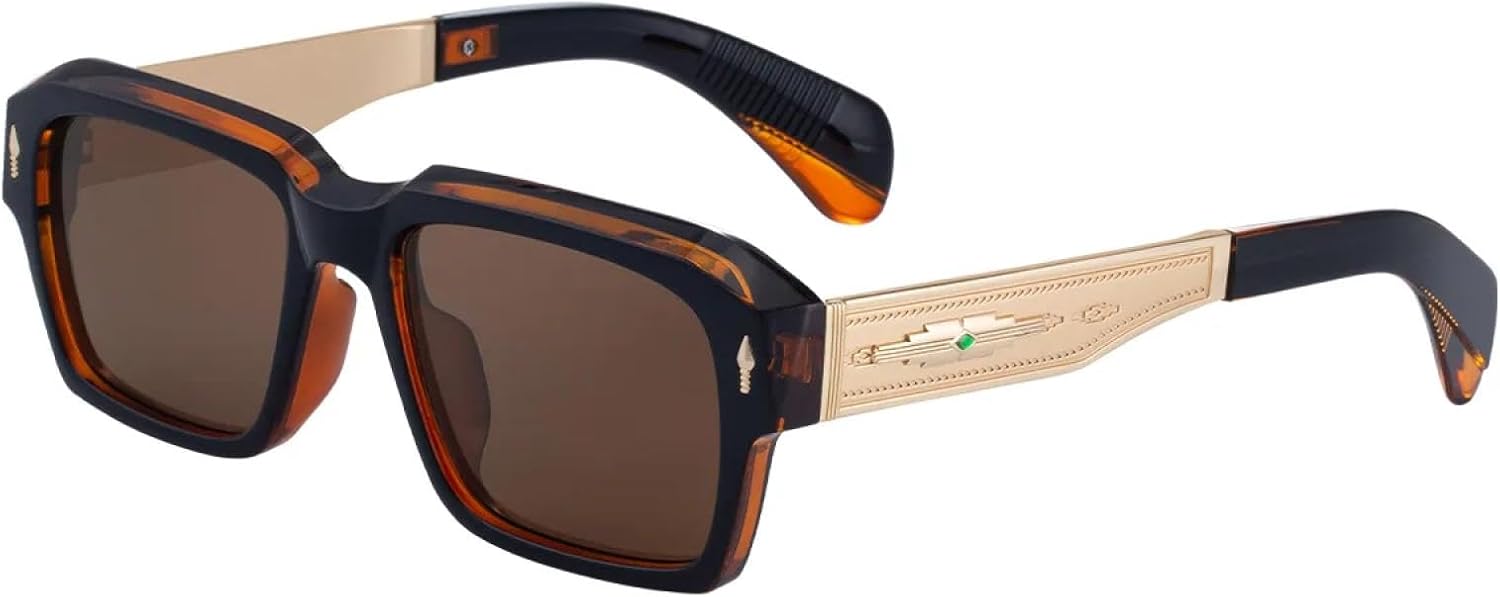 Классические солнцезащитные очки с заклепками для женщин и мужчин, винтажные, панк, роскошные, для активного отдыха, вождения, металлические, UV400 TVTBBVV, Tea Black Tea
Классические солнцезащитные очки с заклепками для женщин и мужчин, винтажные, панк, роскошные, для активного отдыха, вождения, металлические, UV400 TVTBBVV, Tea Black Tea