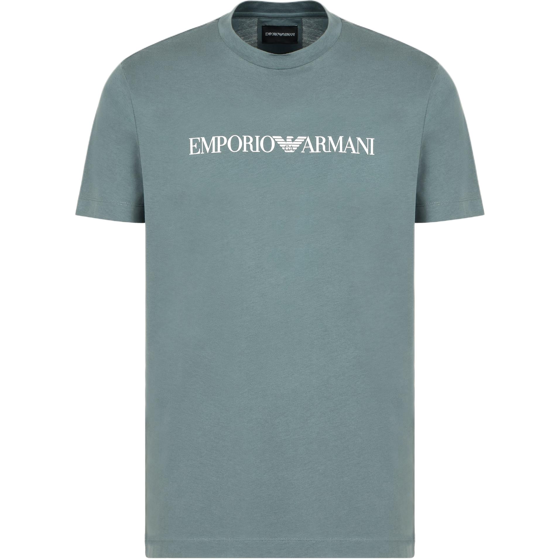 Футболка с коротким рукавом и круглым вырезом EMPORIO ARMANI, зеленый
Футболка с коротким рукавом и круглым вырезом EMPORIO ARMANI, зеленый