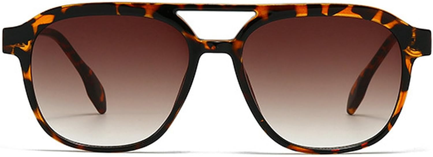 Женские солнцезащитные очки класса люкс в стиле ретро, мужские градиентные солнцезащитные очки с защитой от УФ-излучения UV400, увеличенные очки с двойной перемычкой mincl, Leopard Brown
Женские солнцезащитные очки класса люкс в стиле ретро, мужские градиентные солнцезащитные очки с защитой от УФ-излучения UV400, увеличенные очки с двойной перемычкой mincl, Leopard Brown