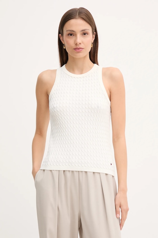 Хлопковая жилетка Tommy Hilfiger, бежевый
Хлопковая жилетка Tommy Hilfiger, бежевый