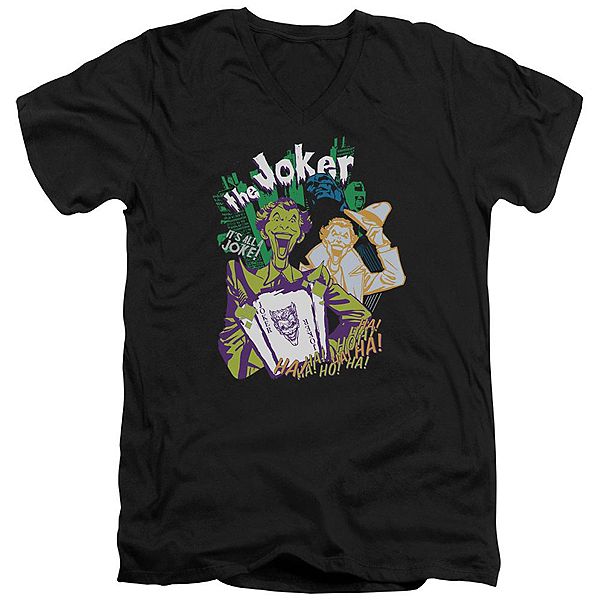 Футболка с V-образным вырезом Batman It's All a Joke Licensed Character
Футболка с V-образным вырезом Batman It's All a Joke Licensed Character