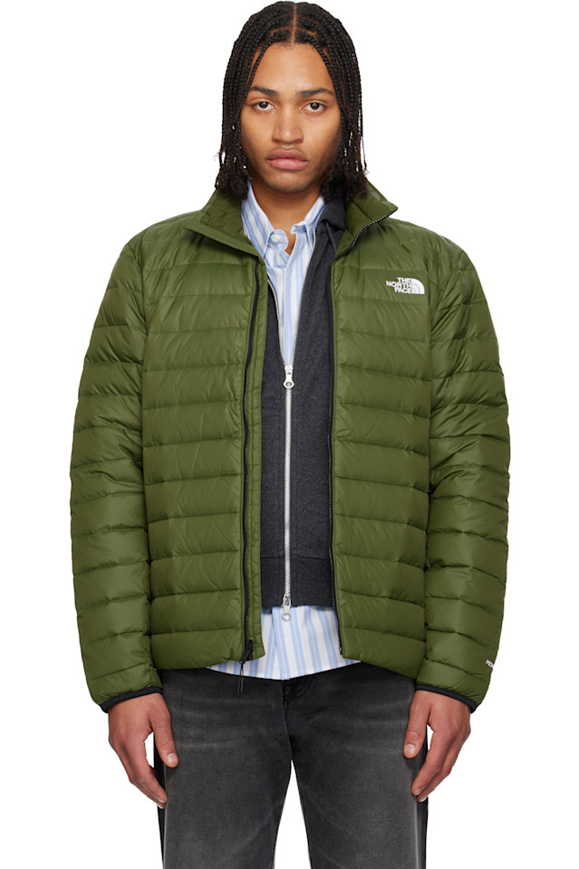 The North Face Классическая зеленая пуховая куртка
The North Face Классическая зеленая пуховая куртка