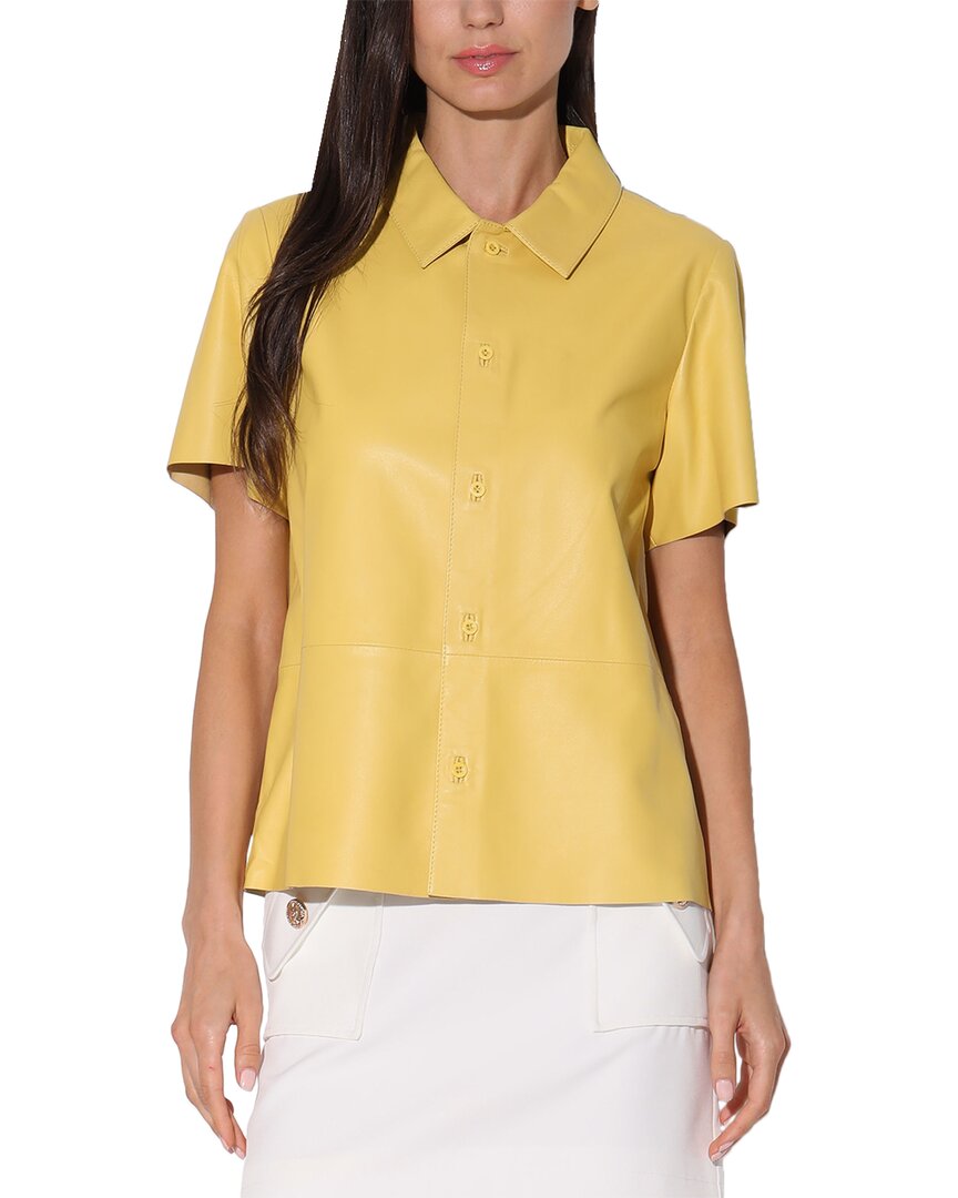 Кожаный топ Walter Baker Eros, желтый
Кожаный топ Walter Baker Eros, желтый