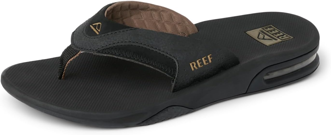 Мужские шлепанцы REEF с открывалкой для бутылок, черный/коричневый
Мужские шлепанцы REEF с открывалкой для бутылок, черный/коричневый