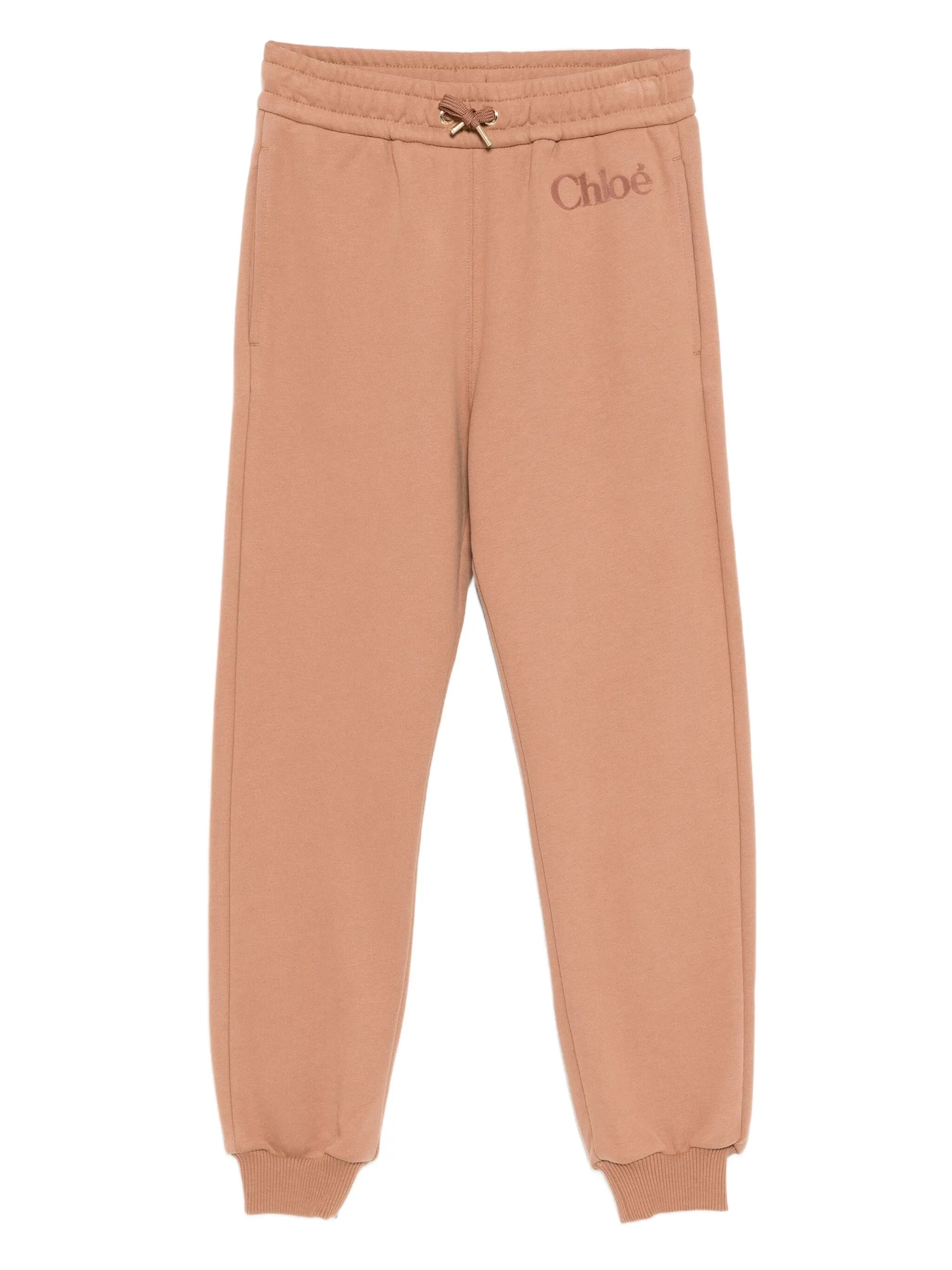 Брюки с вышитым логотипом Chloé Kids, коричневый
Брюки с вышитым логотипом Chloé Kids, коричневый