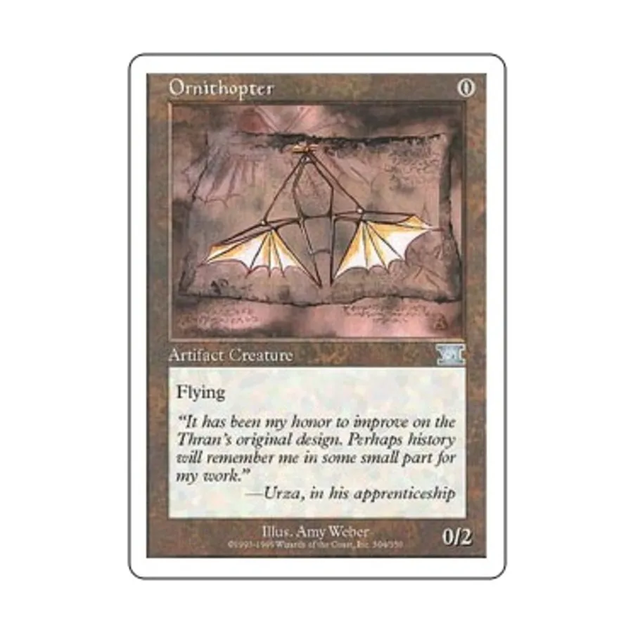 CCG Орнитоптер (U), MTG - 6th Edition (Classic)
CCG Орнитоптер (U), MTG - 6th Edition (Classic)